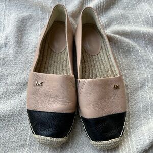 Michael Kors Black and Tan Espadrilles